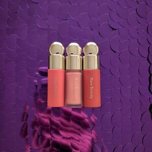 Rare Beauty Soft Pinch Tinted Lip Oil Minis (2) and Liquid Blush (1) Set